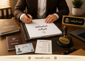 راهنمای جامع مدارک ثبت شرکت در سال ۱۴۰۵ (چک‌لیست کامل)